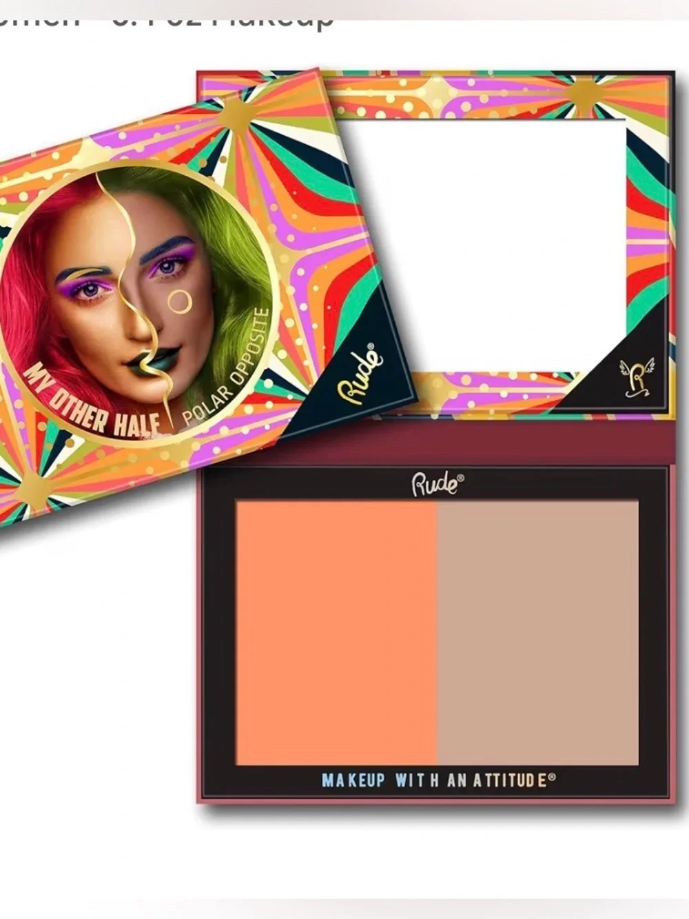 RUDE Two-Shade Cheek Duo — Peach & Neutral
